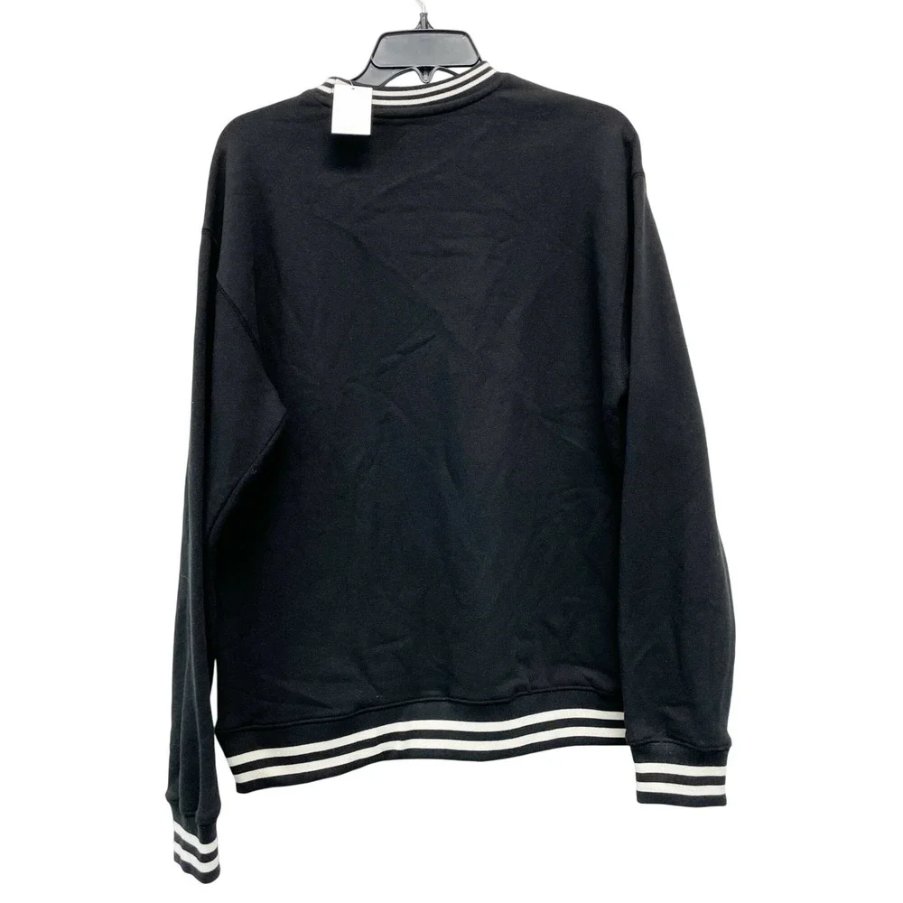 Goodie Two Sleeves Men's Williamsburg Brooklyn 1986 Crewneck Pullover Black‎ S